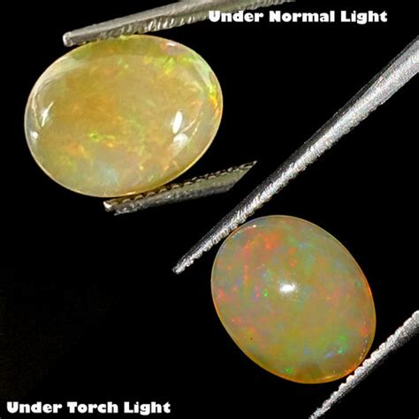 1.20 Ct Hardy STRONG! Natural Giant Yellow&Rainbow Color Sparkling Opal ...