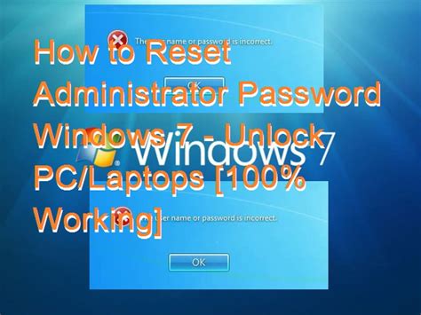 Unlock Computer Password Windows 7 的图像结果