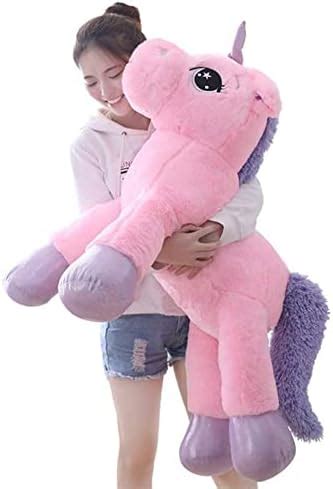 Buy Webby Big Size Funny Unicorn Stuffed Animal Plush Toy, 100CM, Pink ...