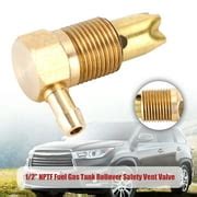 Buy Mad Hornets TEMCO 1/2 NPTF Fuel Gas Tank Rollover Safety Vent Valve ...