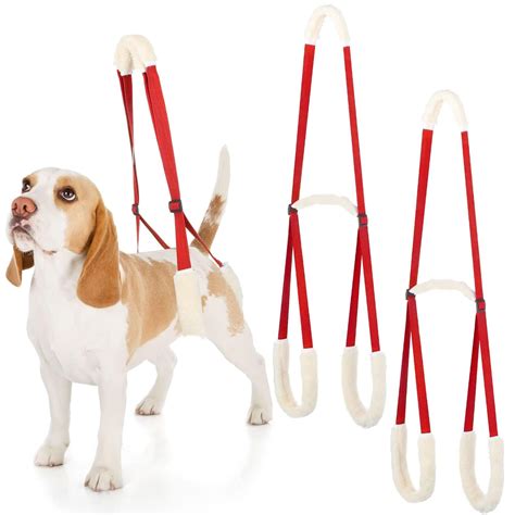 2 Pcs Dog Support Harness for Back Legs Dog Rear Lifting Sling Aid with ...
