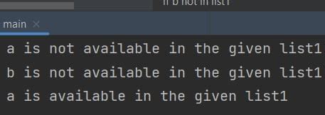 Membership Operators in Python 的图像结果