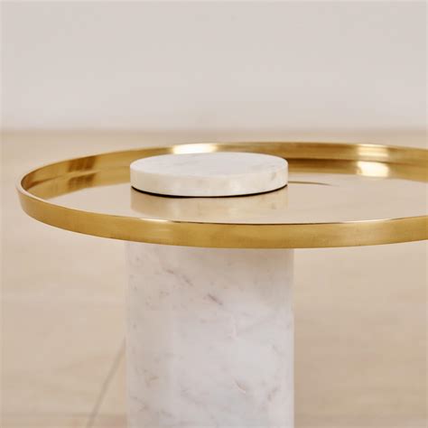 Buy Yoshi Metal Top Accent Table - Gold from Home Centre at just INR 4990.0
