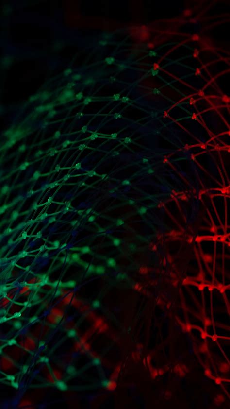 Download wallpaper 1080x1920 grid, plexus, green, red samsung galaxy s4 ...