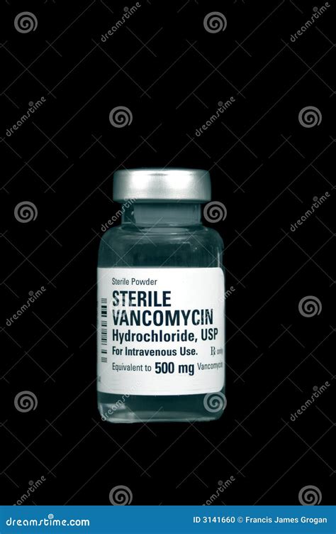 Vancomycin medicine vial stock photo. Image of clear, chemistry - 3141660