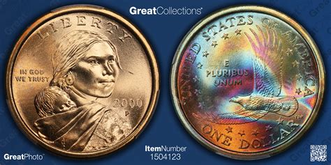 2000-P Sacagawea Dollar PCGS Genuine Unc Details (Art. Toned) (Item ...