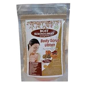Buy BGST Sukomalbhav Body Scrub Ubtan Powder | Natural Skin Brightening ...