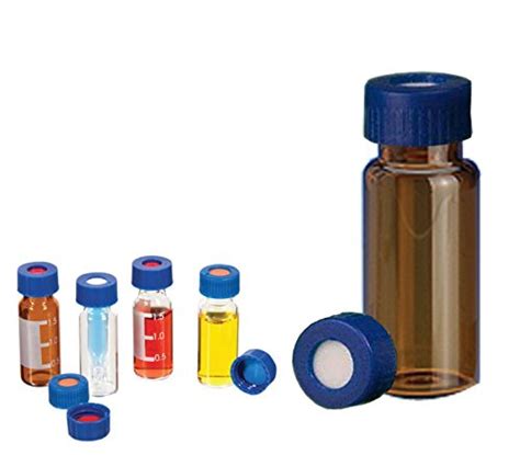 9 mm Screw Top Amber Glass Vials, 1.5/2.0ml for HPLC/GC, USP Type 1 ...