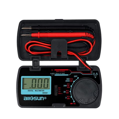 all-sun Digital Multimeter/DMM/Multi Tester Amp/Ohm/Volt Meter/Diode ...