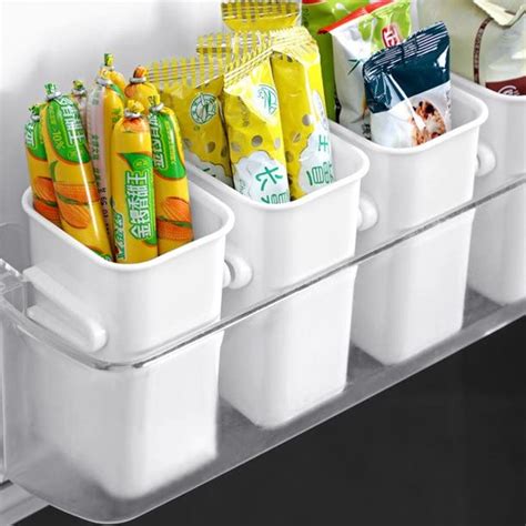 Ameedarshan Fridge Side Door Organizer Refrigerator Side Door Bins ...
