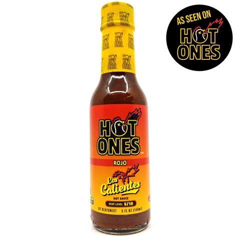 Hot Ones Los Calientes Rojo Hot Sauce (148ml) - Hop Burns & Black