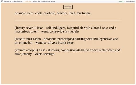 Unity Random NPC Generator 的图像结果