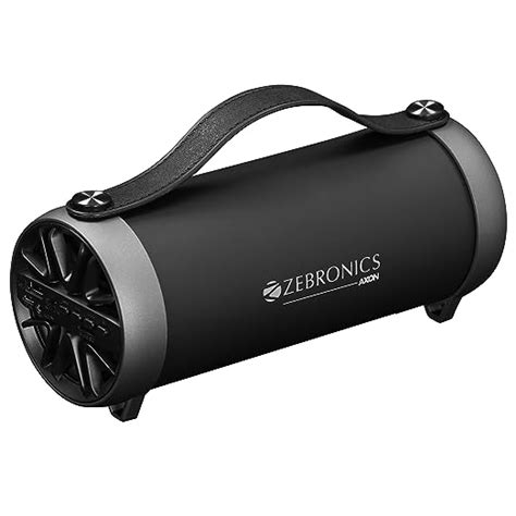 Zebronics ZEB-AXON Wireless Bluetooth 10W Barrel Finish Portable Speak ...