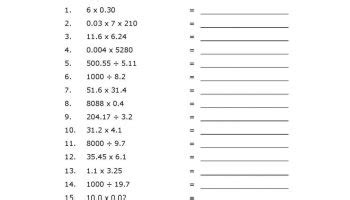 Image result for Significant Digit Practice Worksheet