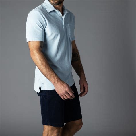 Men’s Terry Cloth Polo Shirt by LAIRD