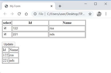 How to App End Data in Table with JavaScript 的图像结果