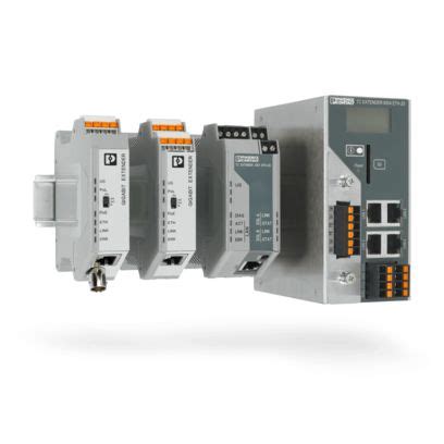 Phoenix Contact-Gigabit Ethernet extenders, PROFIBUS extenders, and se ...