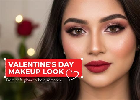 Valentine's Day Makeup Look: Soft Glam to Bold Romance Tutorial – Ruby ...