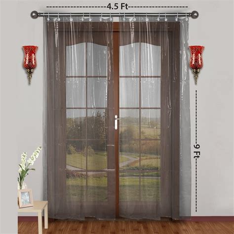 Buy CASA-NEST Plastic Ac Transparent Curtain for entrances and ...
