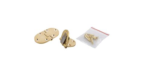 Hardware Resources BTH-12 Full Overlay Butt Cabinet Door Hinge with 90 ...