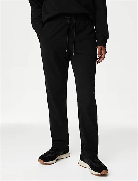 Buy Fleece Straight Leg Joggers at Marks & Spencer