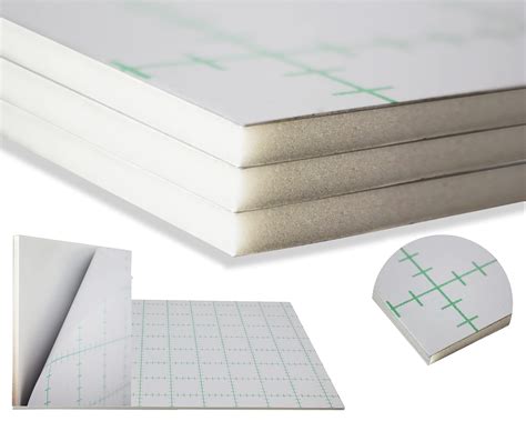 Amazon.com : White Self Adhesive Foam Board 11x17 10PK Foam Core Boards ...