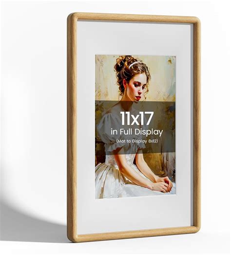 Amazon.com - 11x17 Picture Frame Natural Oak Wood From California-USA ...