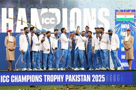 Champions Trophy 2025: 5 Indians Included In Team Of The Tournament, No ...