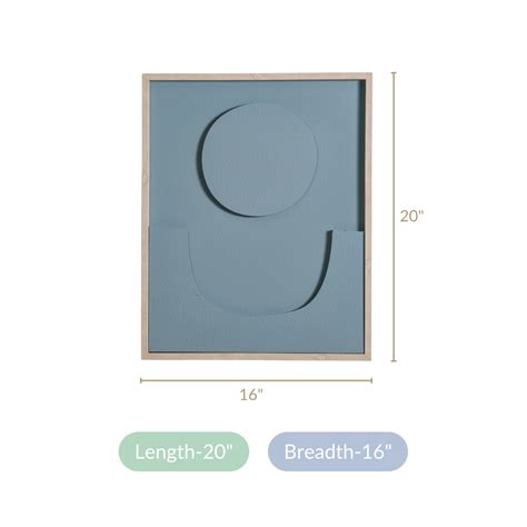 3D Framed Artwork For Accent Wall Decor 20x16 Inch Online - Premium ...