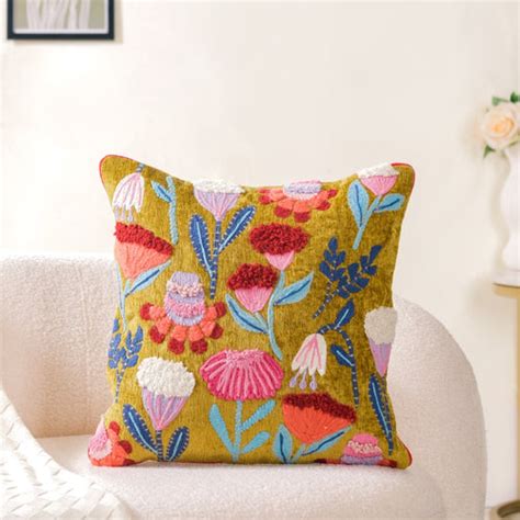 Cushion Cover - Buy Embroidered Cushion Cover in India | Nestasia