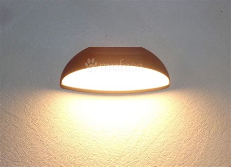 Mufasa 12 Watts LED Outdoor Bulkhead Half Moon Shaped Waterproof IP54 ...