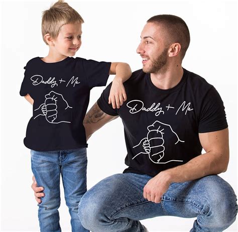 Daddy and Me T-Shirt Dad Son Matching Shirt Family | Etsy