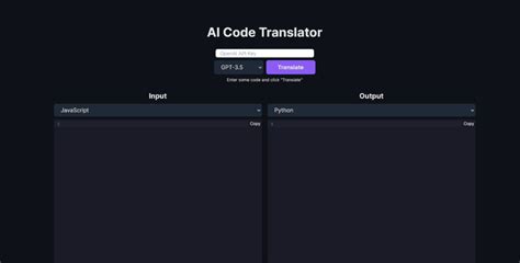 Code Translator Apps 的图像结果