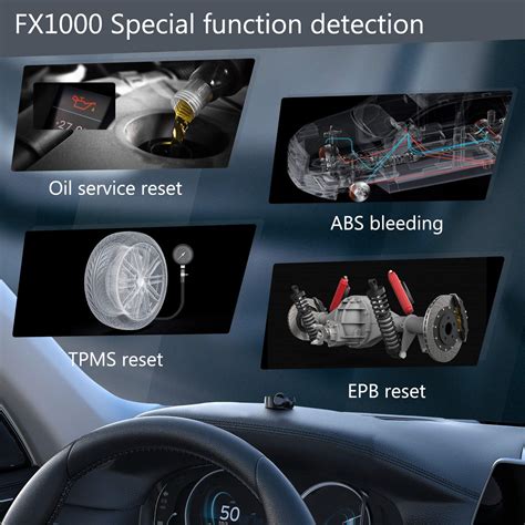 Buy ANCEL FX1000 All Systems Diagnostic Scan Tool OBD2 Scanner Car ...