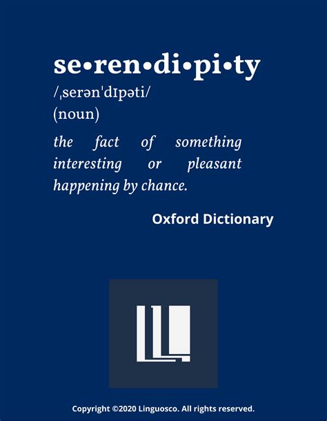 Word of the Week: Part 7 – Serendipity (September 2020)
