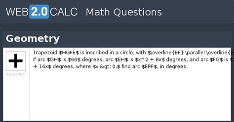 View question - Geometry
