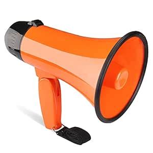 MGROLX Portable Megaphone Bullhorn-Loud Speaker-Built-in Siren-20 Watt ...