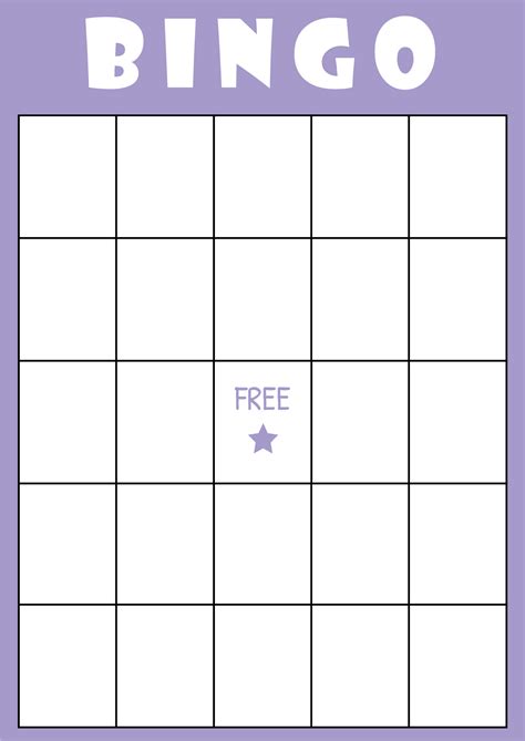 Custom Bingo Card Template - 10 Free PDF Printables | Printablee
