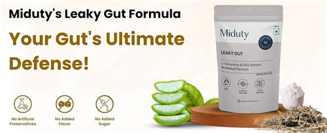 Buy Miduty Leaky Gut Powder - Supports Gastrointestinal lining, Leaky ...