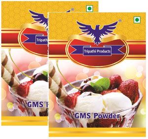 Tripathi Products GMS Powder Pack Of 2 Glycerol Monostearate (GMS ...
