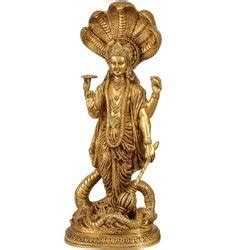 Buy HC -Astadhatu (8 Metals) Made Shri Nararayn Standing on Snake Base ...