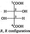 In the compound Configuration at C2 and C3 atoms are