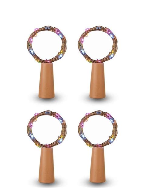 Bottle Cork String Fairy Lights – Pack of 4 – The Purple Tree