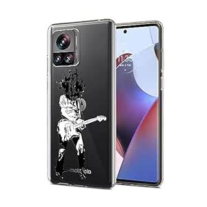 Plus UV Printed Soft Flexible Transparent Back Cover for Motorola Edge ...