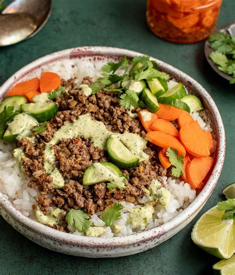 Beef Banh Mi Bowl - Cherry on My Sundae