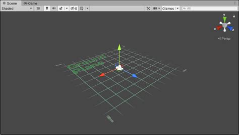 Unity Plane Tutorial 的图像结果