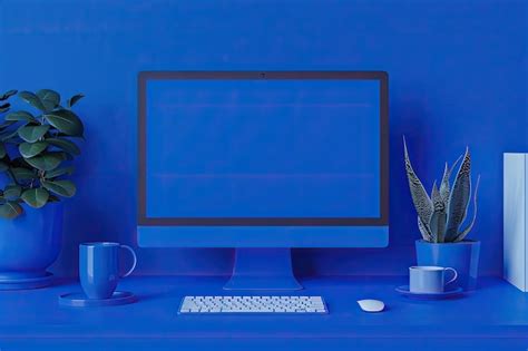 Blue Desktop Computer 的图像结果