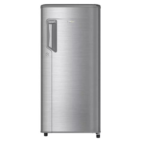 Whirlpool 184L 2 Star Single Door Refrigerator (Titan Steel-73191 ...