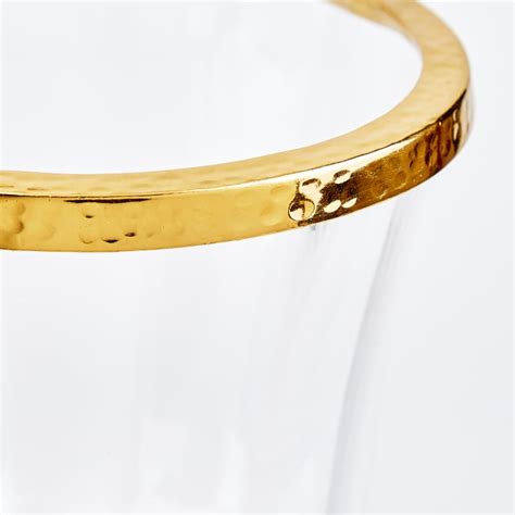 Buy Splendid Gold Rush Gisela Glass Hammered Votive Holder from Home ...