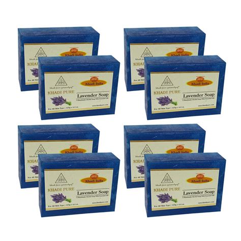 Buy Khadi Pure Lavender Soap, 125 g (Pack of 8) Online at Low Prices in ...